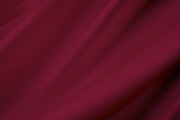 絹の布地　赤