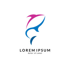 Fish logo vector template, suitable for fishing, restaurant seafood, market shop, business store, aquatic mascot and environment icon