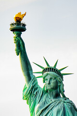Fototapeta na wymiar It's Statue of Liberty, New York city, United States of America