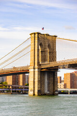 It's Brooklyn bridge, New York City, United States of America