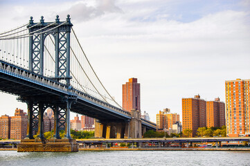 Fototapeta na wymiar It's Manhattan bridge, New York City, United States of America