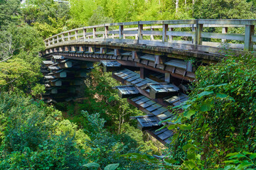 新緑の甲斐の猿橋