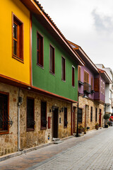 Fototapeta na wymiar It's House in the Historic part of Antalya (Kaleici), Turkey