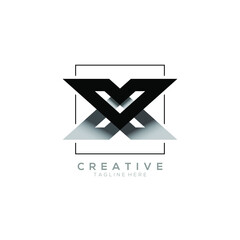 Fototapeta premium Letter X, modern abstract logo design template.