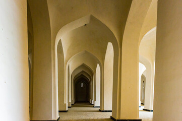 It's Mir-i Arab Madrasah entrance, Historic centre of Bukhara, U