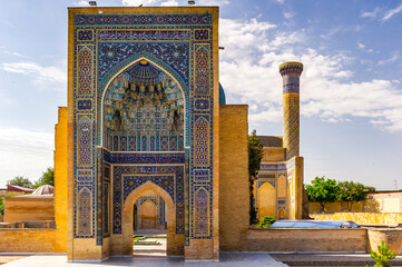 It's Registan, the heart of the ancient city of Samarkand of the