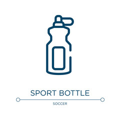 Sport bottle icon. Linear vector illustration from skating collection. Outline sport bottle icon vector. Thin line symbol for use on web and mobile apps, logo, print media.