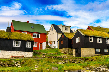 Fototapeta na wymiar Faroe Island, Kingdom of Denmark
