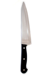 Kitchen knife on a white background