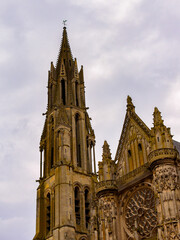 Fototapeta na wymiar Senlis Cathedral, a Roman Catholic church in Oise, France.