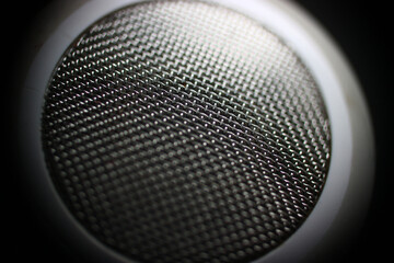 Closeup shot of headphone or airpod Apple