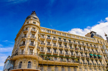 Luxury architecture of Nice, Alpes-Maritimes departement, France