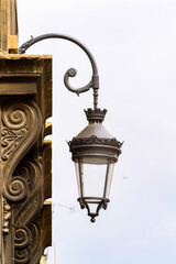 Lamp post in Reims, France