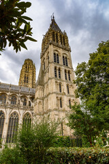 Obraz premium Rouen Cathedral, a Catholic church in Rouen, Normandy, France