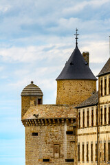 Fototapeta na wymiar Le Mont Saint-Michel, Normandy, France. UNESCO World Heritage