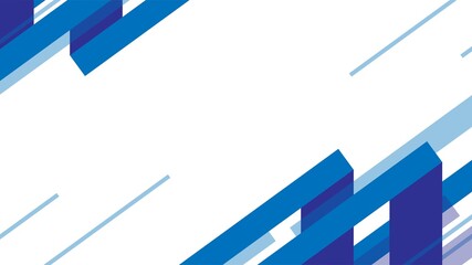 flat design elements oblique lines and oblique rectangles with empty space in the middle. abstract flat geometric background