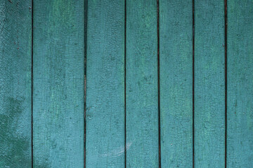 Dark green rustic wooden planks texture for grunge background