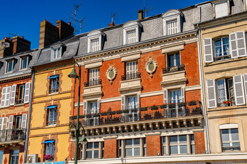 It's Architecture of Trouville, Normandy, France.