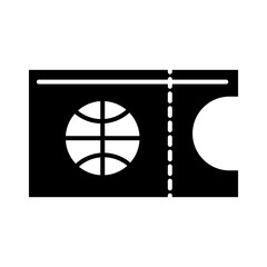 basketball game, ticket tournament recreation sport silhouette style icon