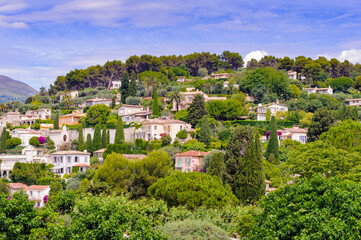Fototapeta na wymiar It's Beautiful nature of the hills of the southern France