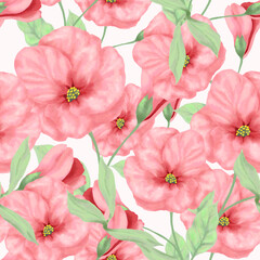 Beautiful seamless floral pattern background 