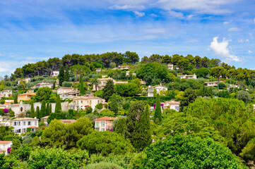 Fototapeta na wymiar It's Architrcture of Saint Paul de Vence, France. Old medieval town of the French Riviera