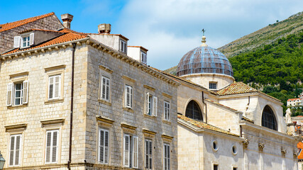 It's Cathedral in the Old Town of Dubrovnik, Croatia
