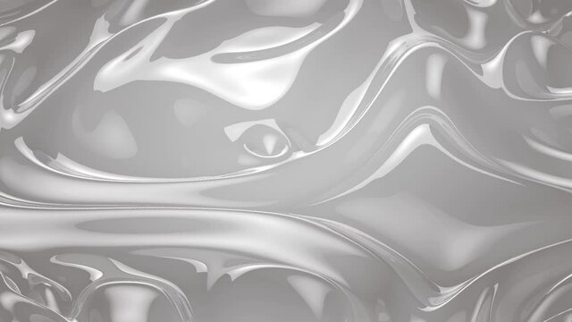 abstract silicone water background, 3d render, holographic foil, liquid petrol surface, ripples, reflection, esoteric aura, silicone, psychedelic animation