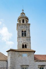 Fototapeta na wymiar It's Bell tower of Dubrovnik, Croatia