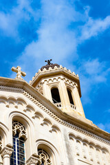 Fototapeta na wymiar It's Front of catholic cathedral in Dubrovnik, Croatia