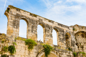 Fototapeta premium It's Silver gate, east entrance of the Diocletian's Palace in Split, Croatia