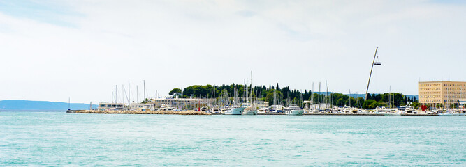 Fototapeta na wymiar It's Panorama of Split, Croatia
