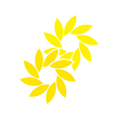 Fototapeta na wymiar Sunflowers or wreath design. Vector eps.10