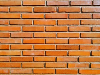 Background old red brick wall.