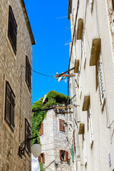 It's Architecture of the Old Town of Sibenik, Croatia