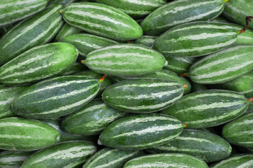 Fresh organic pointed gourd (parwal) vegetables