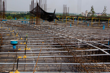 industrial construction working on Post-Tension