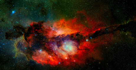 Space nebula. Elements of this image were furnished by NASA.