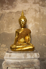 Golden Buddha statue in temple