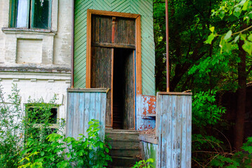 Abandoned house in Chernobyl, a town in Ukraine, famous by the nuclear reactor explosion disaster...