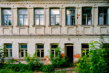 Abandoned house in Chernobyl, a town in Ukraine, famous by the nuclear reactor explosion disaster...