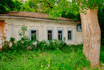 Abandoned house in Chernobyl, a town in Ukraine, famous by the nuclear reactor explosion disaster...