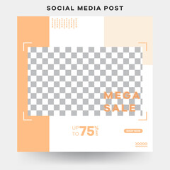 Modern sale banner for web and social media Premium Vector