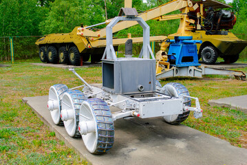 Soviet vehicle used for liquidation of the consequences of Chernobyl disaster in 1986