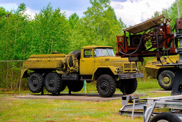 Soviet vehicle used for liquidation of the consequences of Chernobyl disaster in 1986