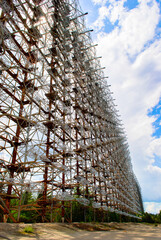 Duga, a Soviet over-the-horizon (OTH) radar system as part of the Sovietic anti-ballistic missile...