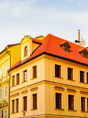 Architecture in the centre of Prague, Czech Republic