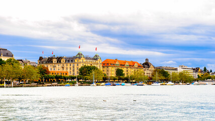 Obraz premium Lake of Zurich, Switzerland