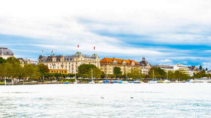 Fototapeta premium Lake of Zurich, Switzerland
