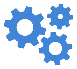 Gears icon settings , for mobile applications web sites etc. Vector illustration